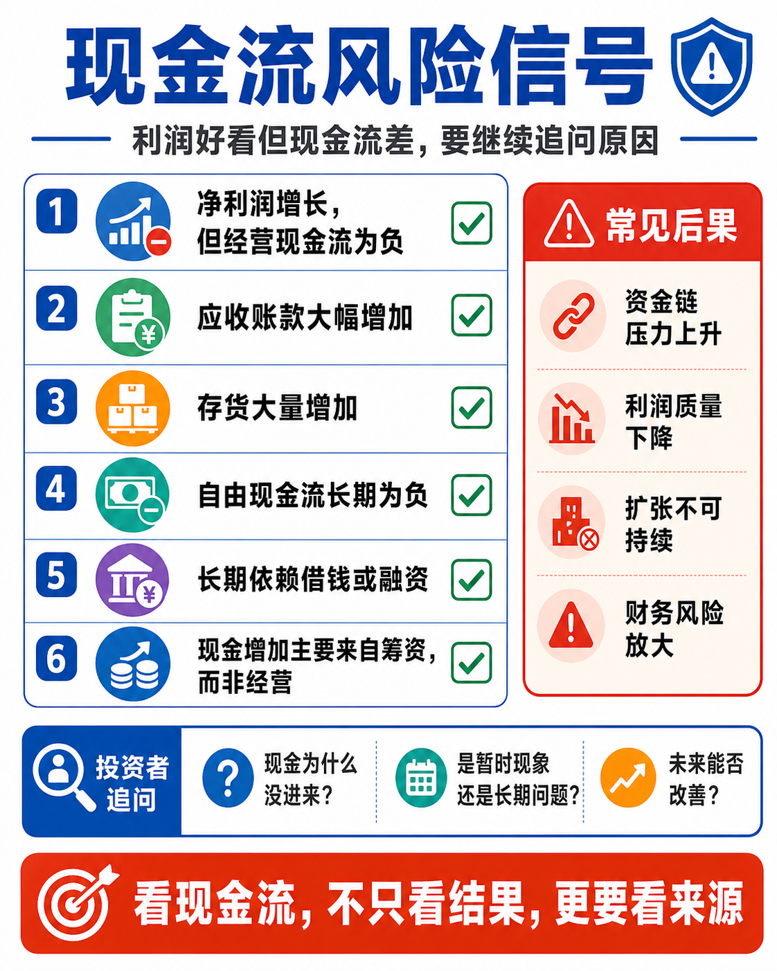 现金流风险信号清单